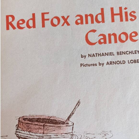 Vintage 1960s Red Fox and His Canoe By Nathaniel Benchley Scholastic Childrens - Picture 10 of 12